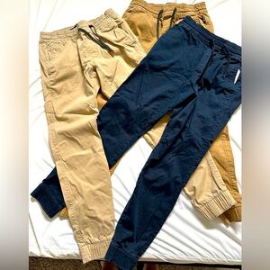 Hollister skinny joggers, 3 pair, extra small